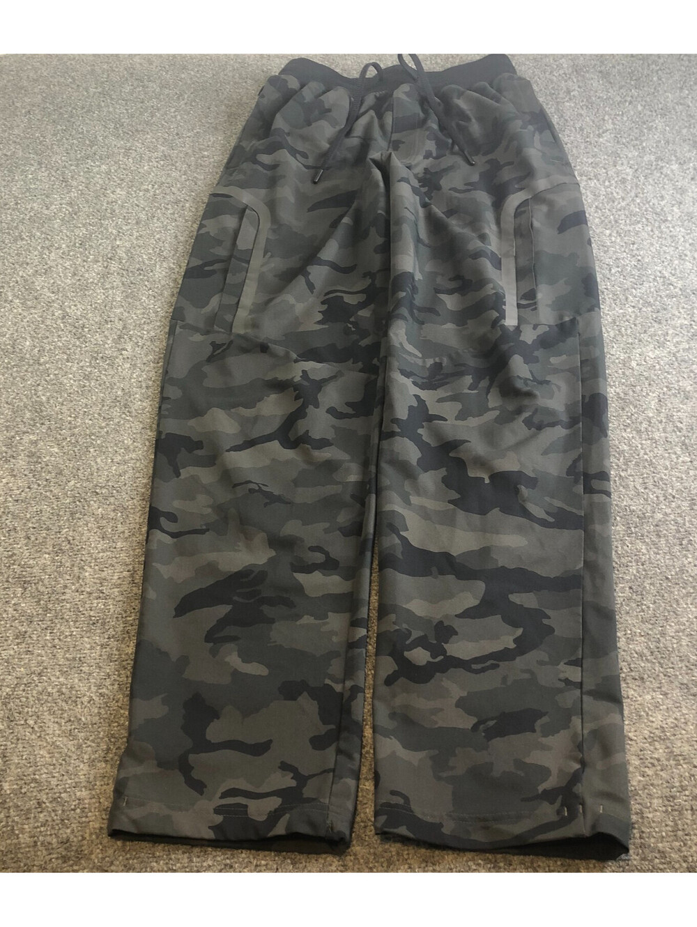 Under Armour Pants Men Medium Black Camo Sportstyle Elite Cargo Joggers Taper